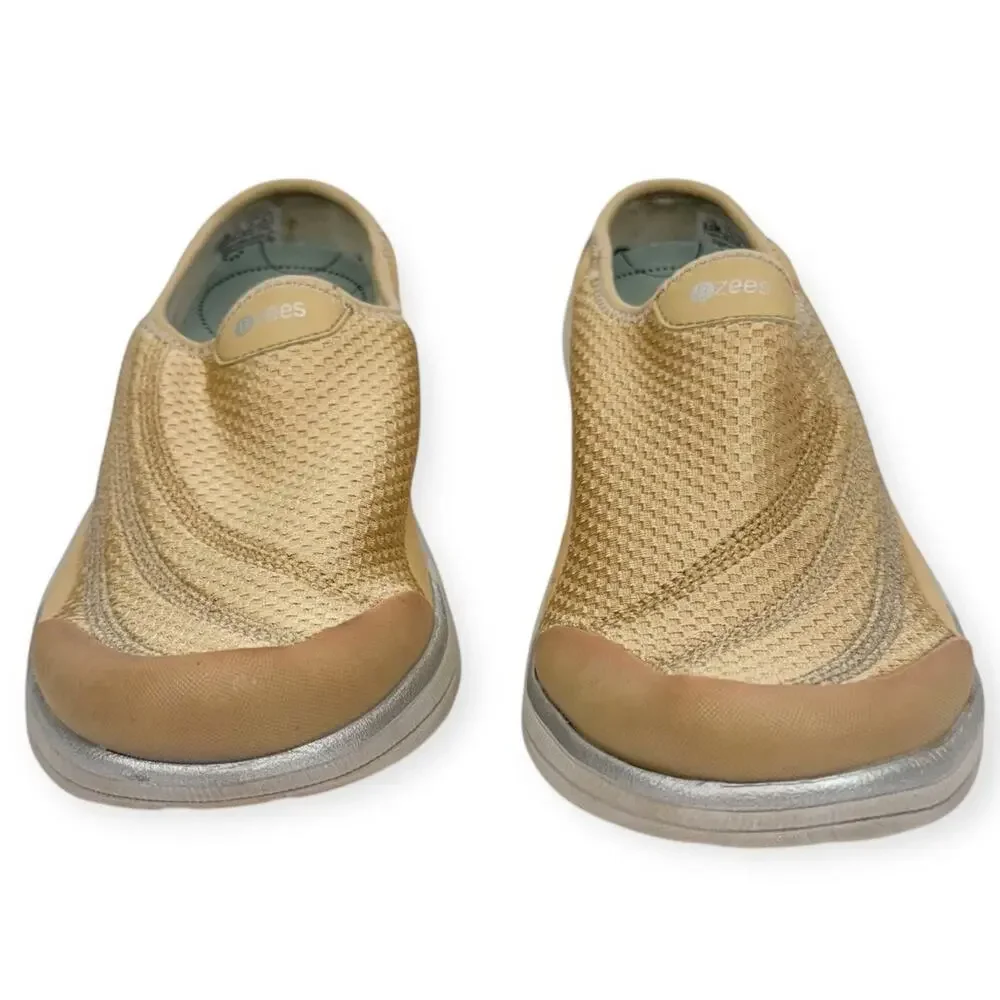 Bzees Nauralizer Tan Lightweight‎ Clog Sneaker 9.5M Comfort Breathable Platform